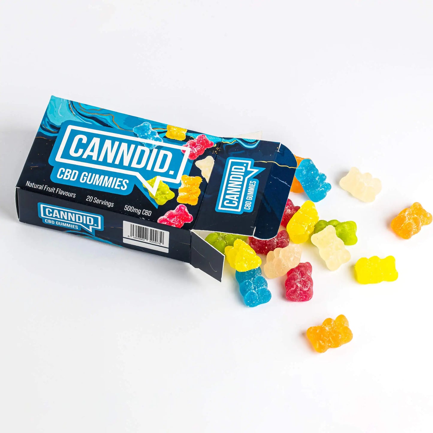 Canndid CBD Gummies | 500mg | 20 Gummies | Vegan