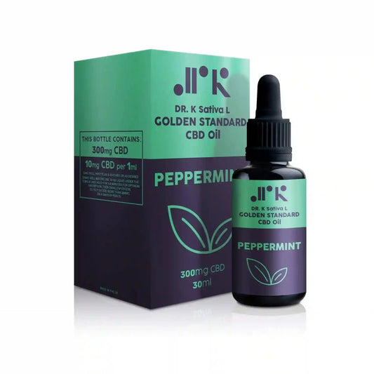 Dr K CBD Peppermint Golden Standard 1000mg CBD Oil