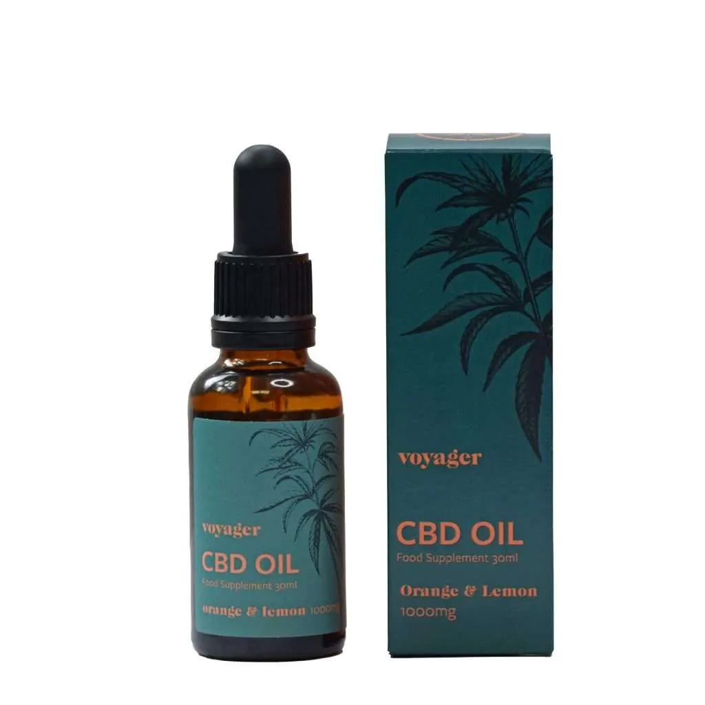 Voyager CBD Oil, Orange & Lemon